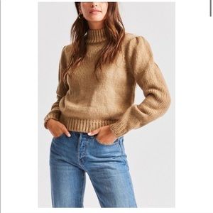 Brixton Bristol Ashbery Sweater in Camel